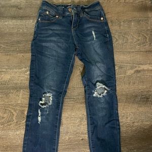 Cute YMI distressed jeans for girls size 8